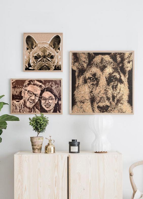 Constructor de Foto Personalizado Hecho de Madera Natural, - Imagen 9