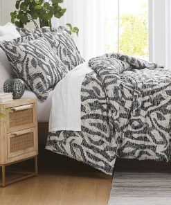 Juego de Funda Nórdica Oversized Queen de -Gris Khari Slate