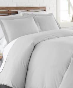 Set de Funda Nórdica Premium Oversized King -Gris Claro