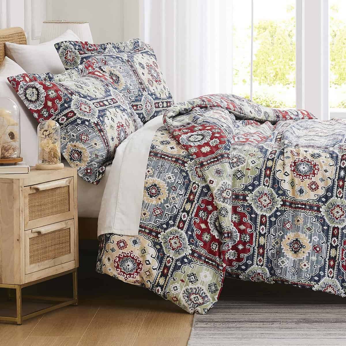 Juego de Funda nórdica Queen Oversized de -Multicolor