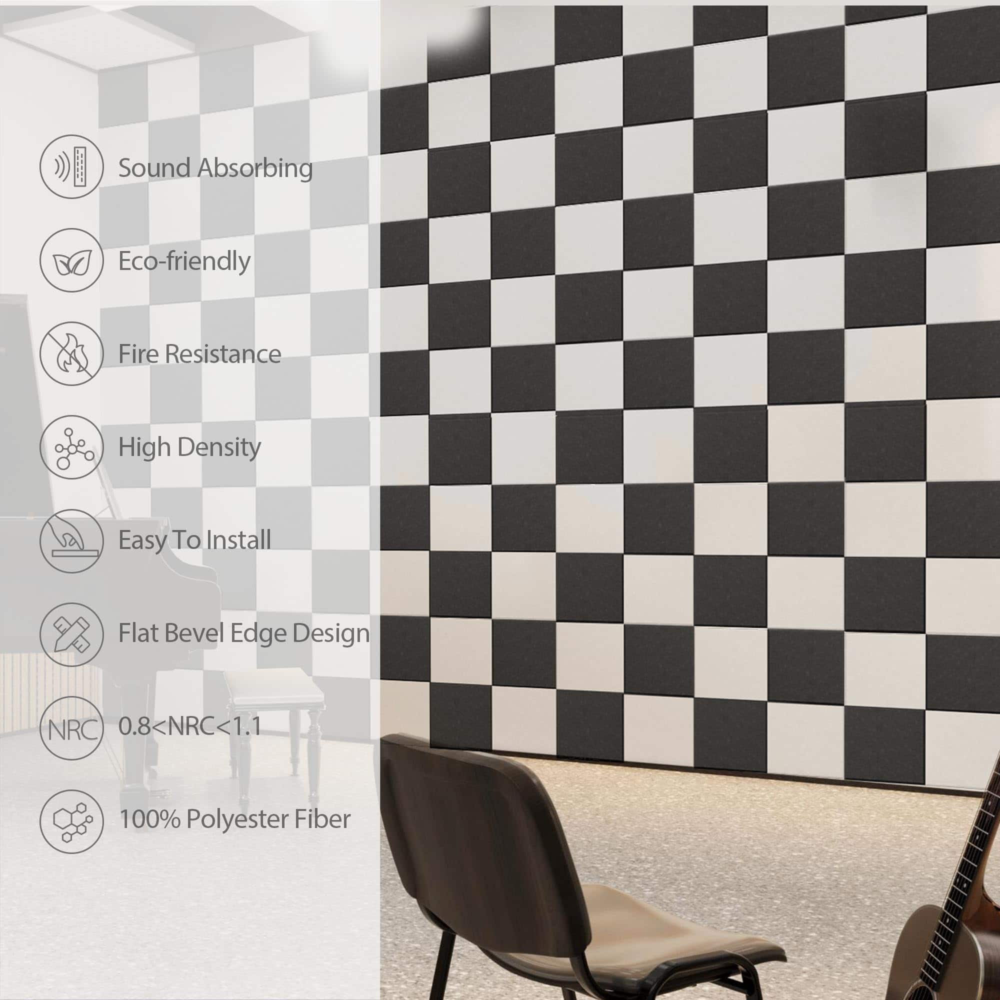 Paquete de 12 Paneles Acústicos -Negro - Imagen 6