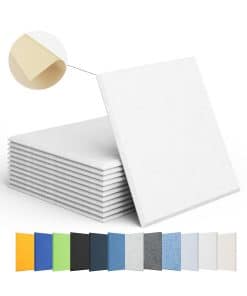 Panel Acústico Amantech de 12 Paquetes Autoadhesivos,