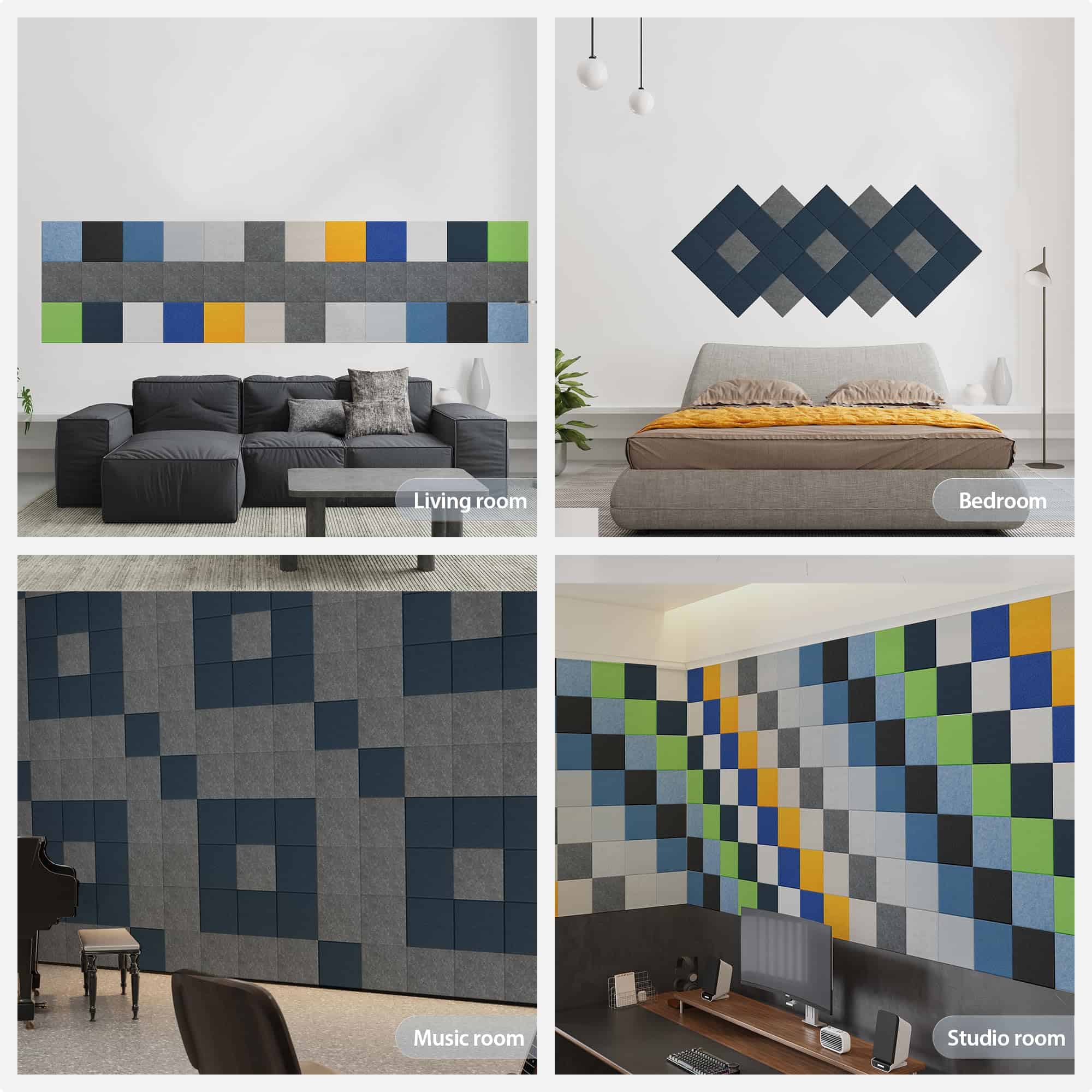 Paquete de 12 Paneles Acústicos - de Luna) - Imagen 8