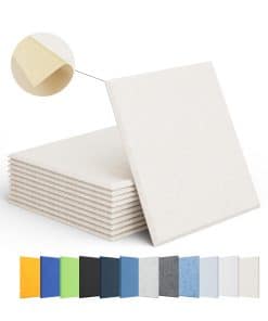 Panel Acústico Autoadhesivo Amantech de 12 -s (Beige)