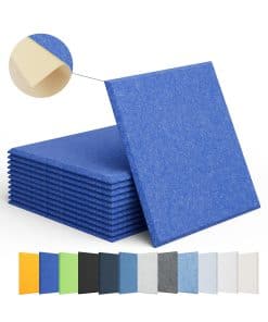 Panel Acústico Autoadhesivo Amantech 12 Pack, Espuma