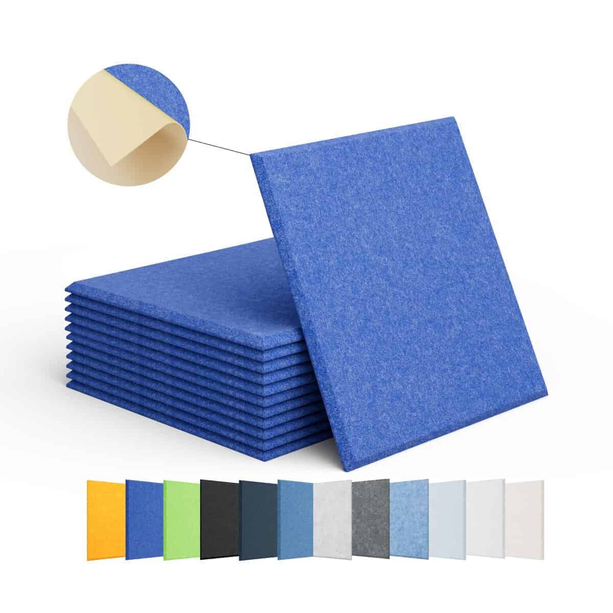 Panel Acústico Autoadhesivo Amantech 12 Pack, Espuma