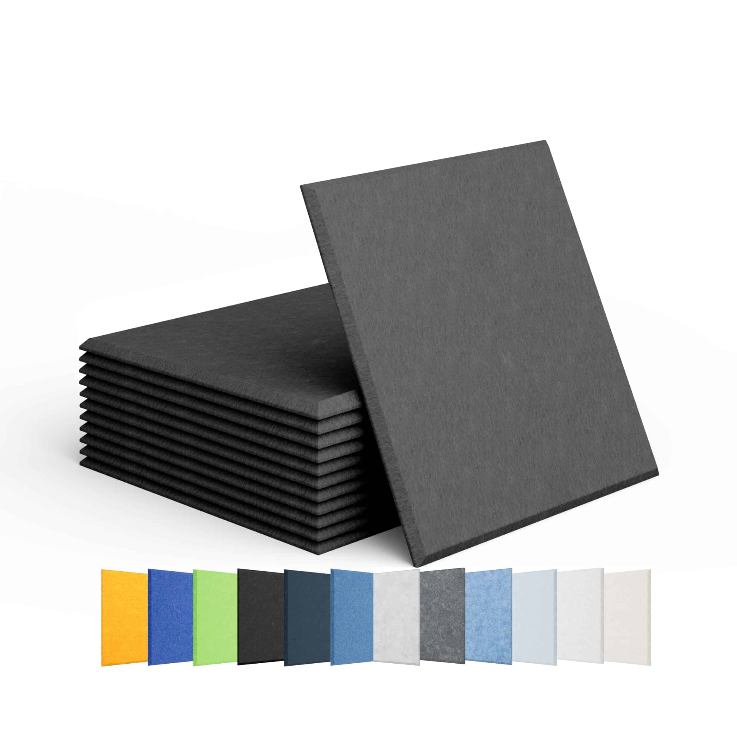 Paquete de 12 Paneles Acústicos -Negro