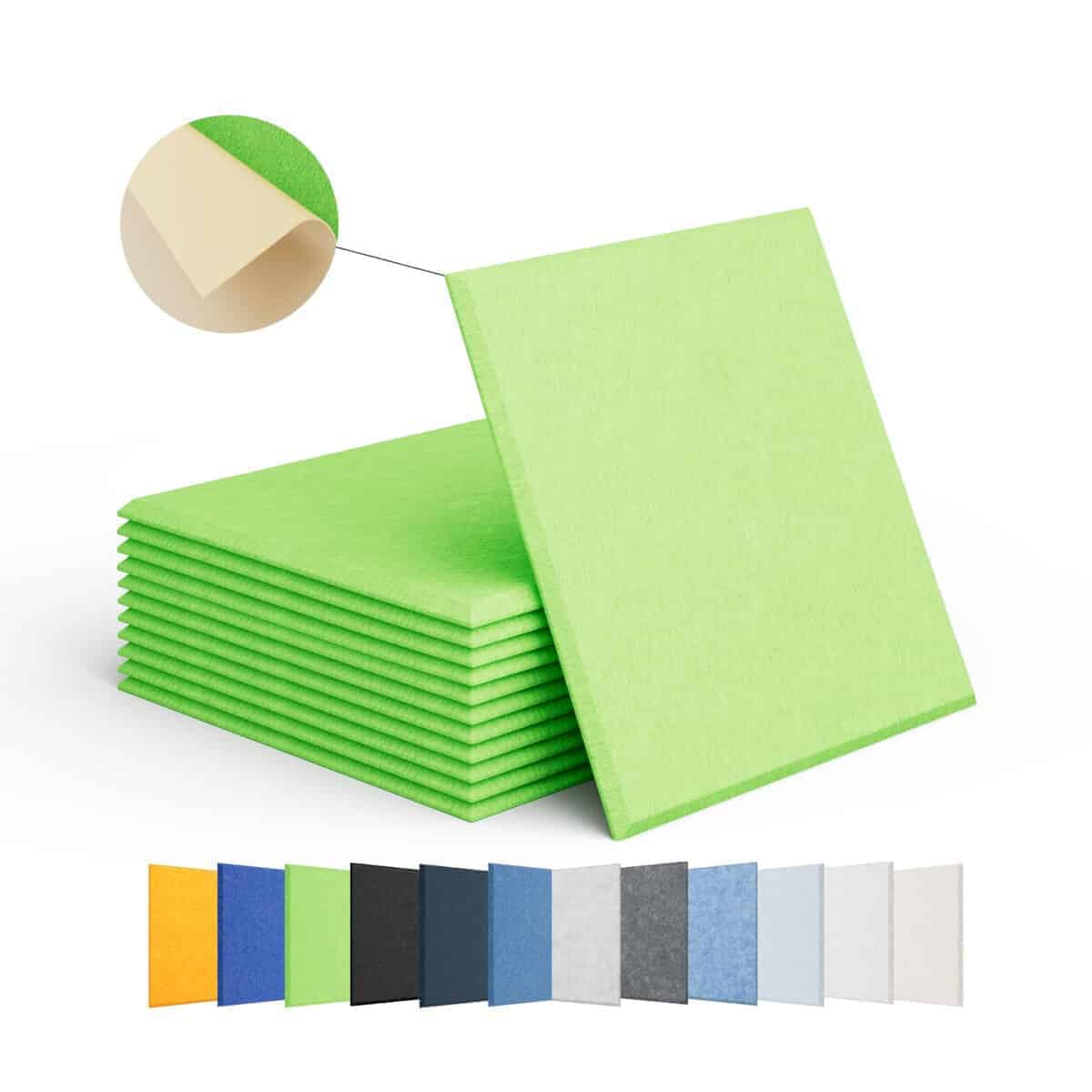 Panel Acústico Autoadhesivo Amantech de 12 -de Fruta)