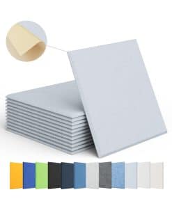 Paneles Acústicos Autoadhesivos Amantech 12 Pack, Espuma a