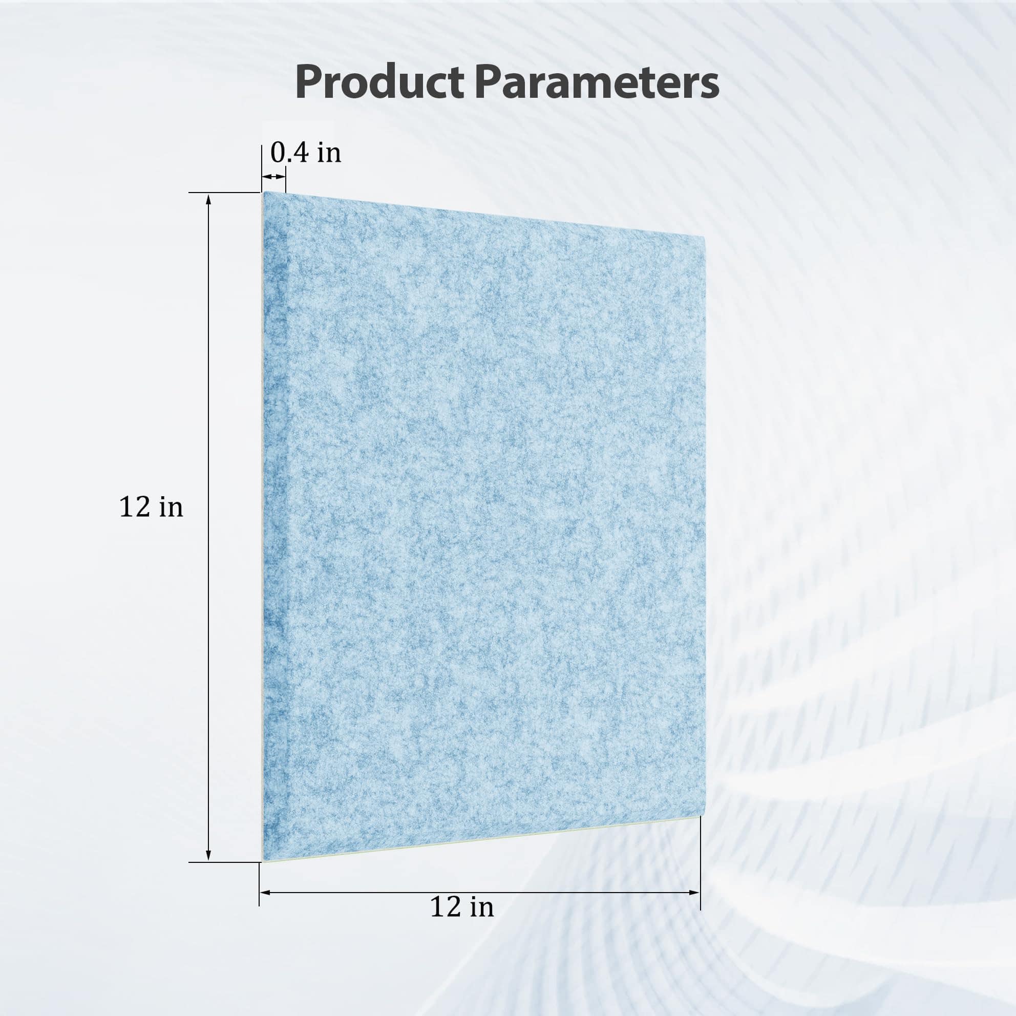 Panel Acústico Autoadhesivo de Espuma Amantech 12 Pack, - Imagen 7