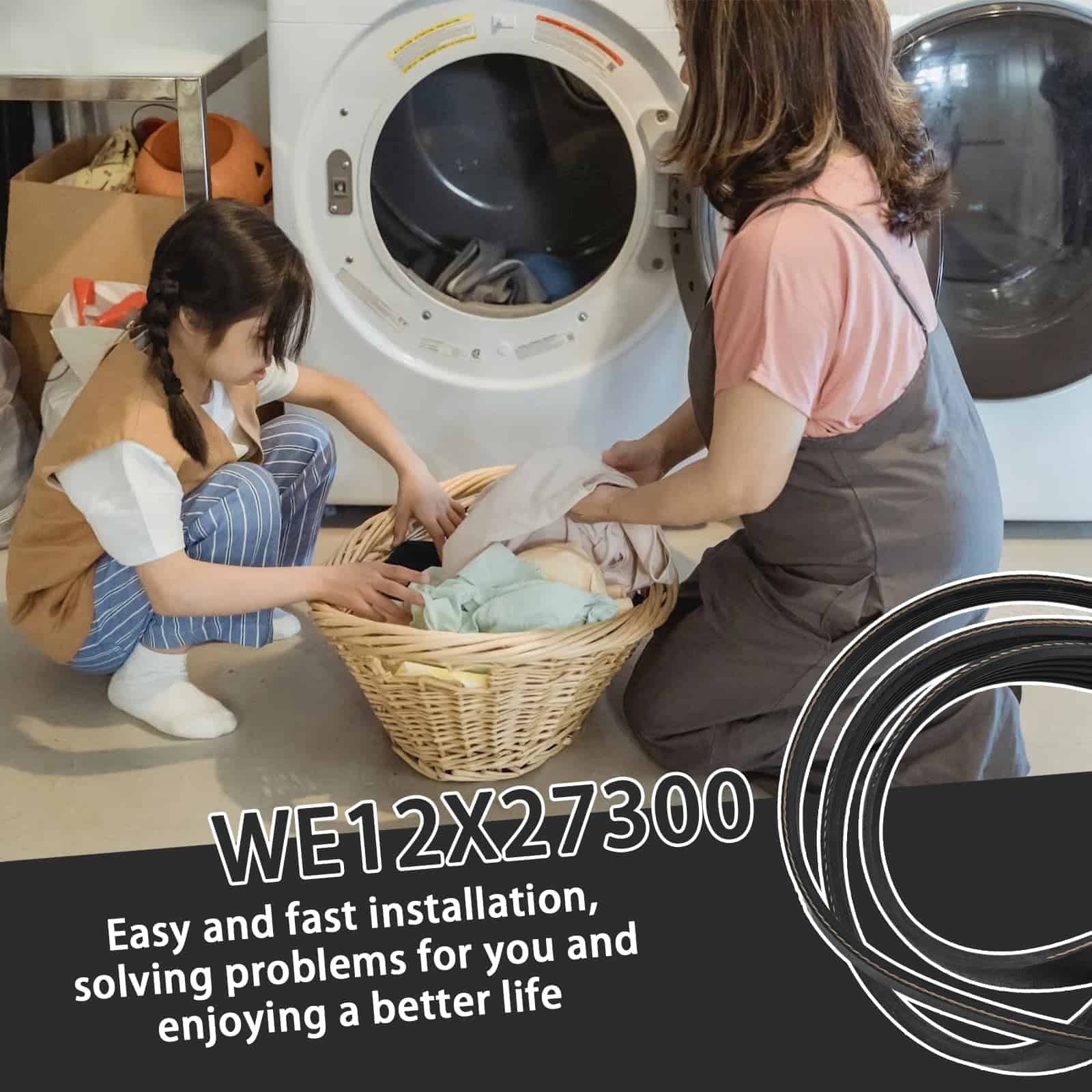 Correa de Lavadora WE12X27300 Compatible con Whirlpool - Imagen 7