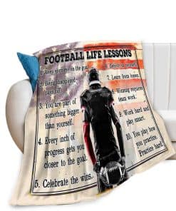 Manta de fútbol para aficionados al fútbol - Suave,