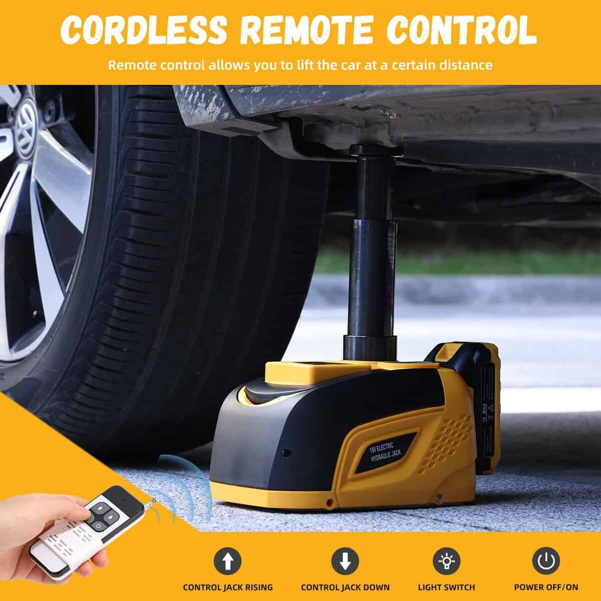 Gato eléctrico para coche TYAYT 18V 5 Ton Gato hidráulico - Imagen 5