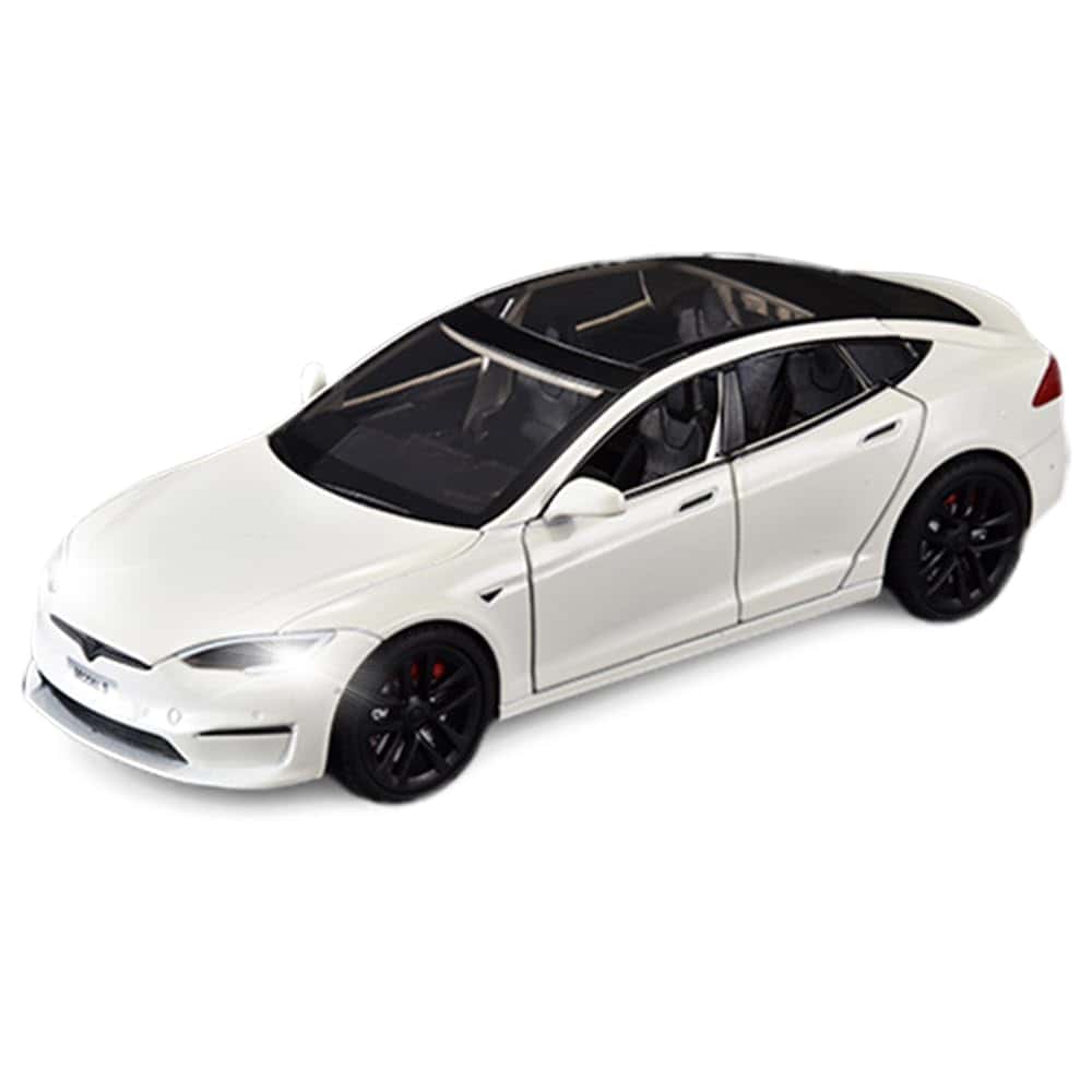 Juguetes de Coches Modelo S de 1/24 de Aleación, Coche