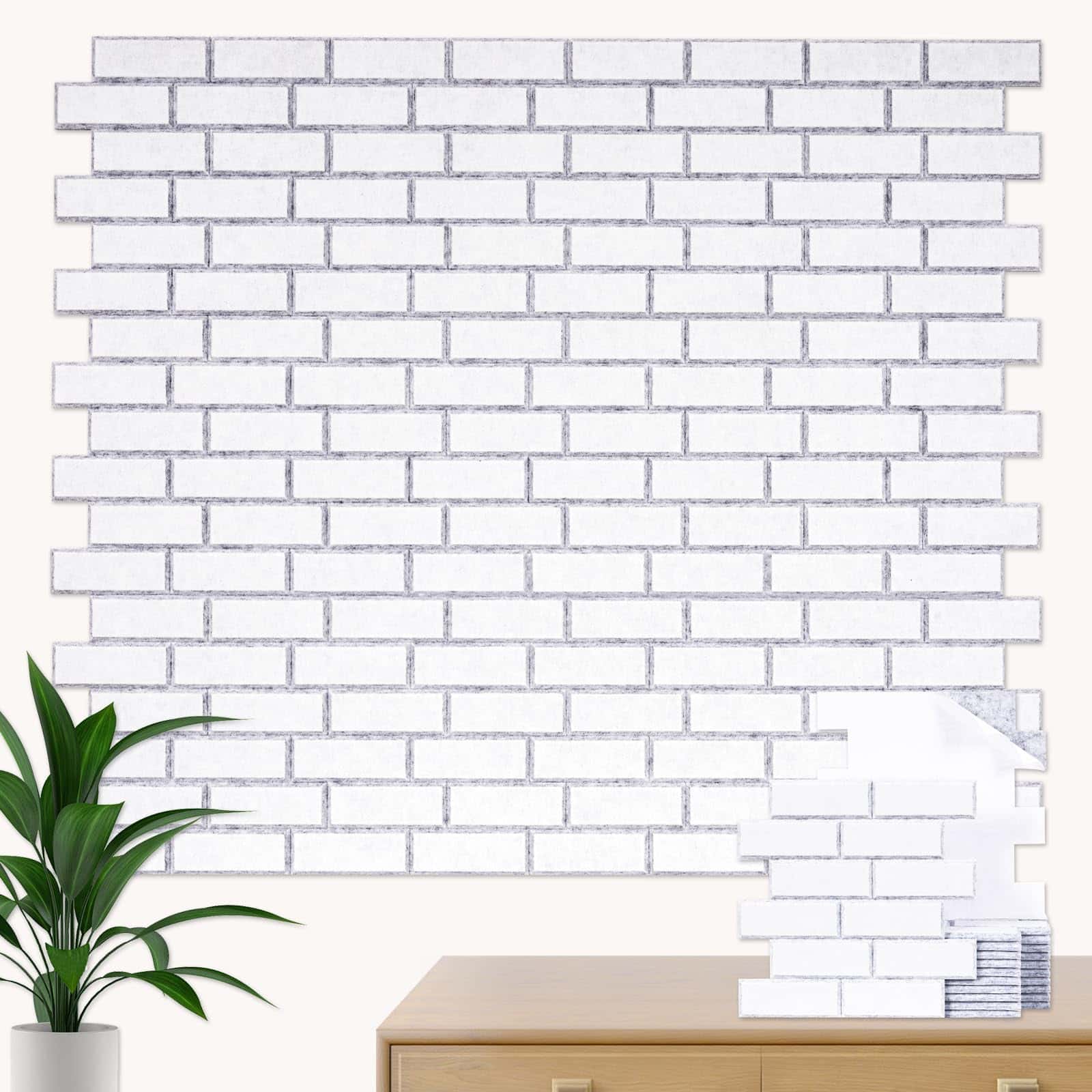 Panel Acústico Autoadhesivo Tutmyrea de 12 Piezas,