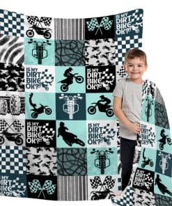 Manta de Colcha de Motocross Buyyet, Regalo Extremo para