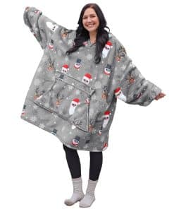 Manta Sudadera con Capucha de Gran Tamaño Catalonia, Sherpa