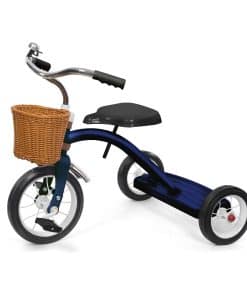 Triciclo clásico de metal para niños y niñas de -Azul