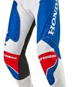 Alpinestars Honda Racer Iconic Pantalones -Blanco/Azul Brill