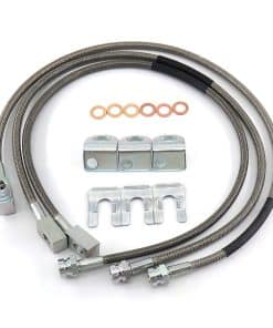 Líneas de freno de acero inoxidable delanteras y traseras