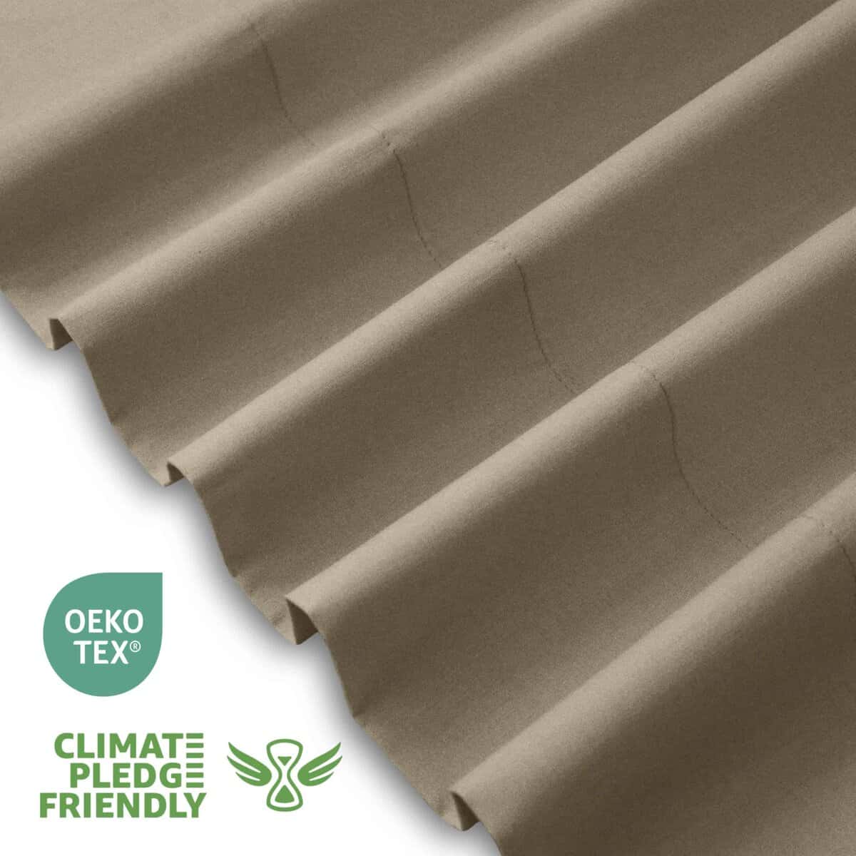 Juego de Sábanas de 4 Piezas para Cama King de Mezcla de - Imagen 9