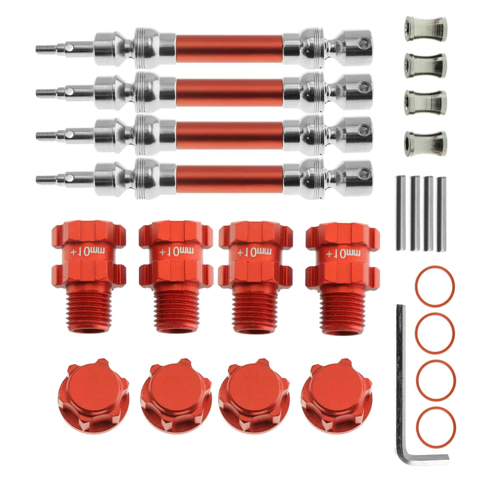 Ejes de transmisión delanteros y traseros y adaptadores