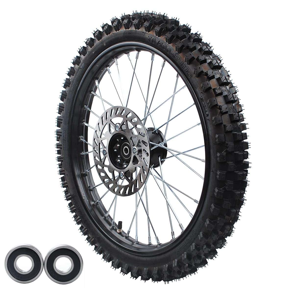 Rin de Rueda Delantera con Disco de Freno para Pit Dirt Bike