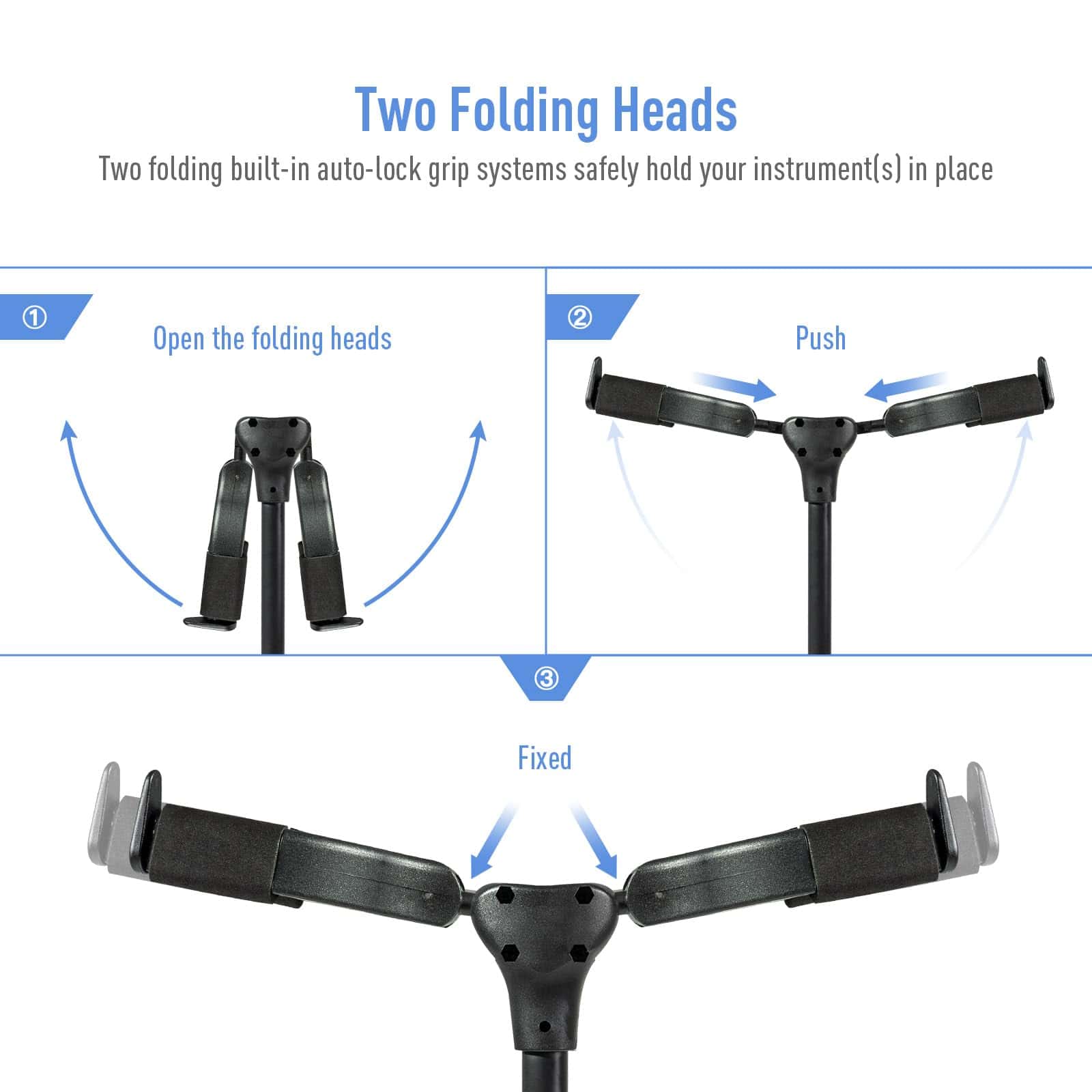 Soporte para Guitarra Ajustable para Guitarras Acústicas, - Imagen 4