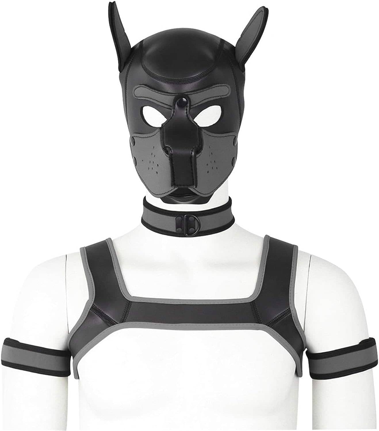 Conjunto de 4 Mascotas de Neopreno Jecrizy Máscara de - Imagen 3