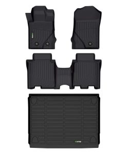 Juego de tapetes y protector de carga -s - Negro