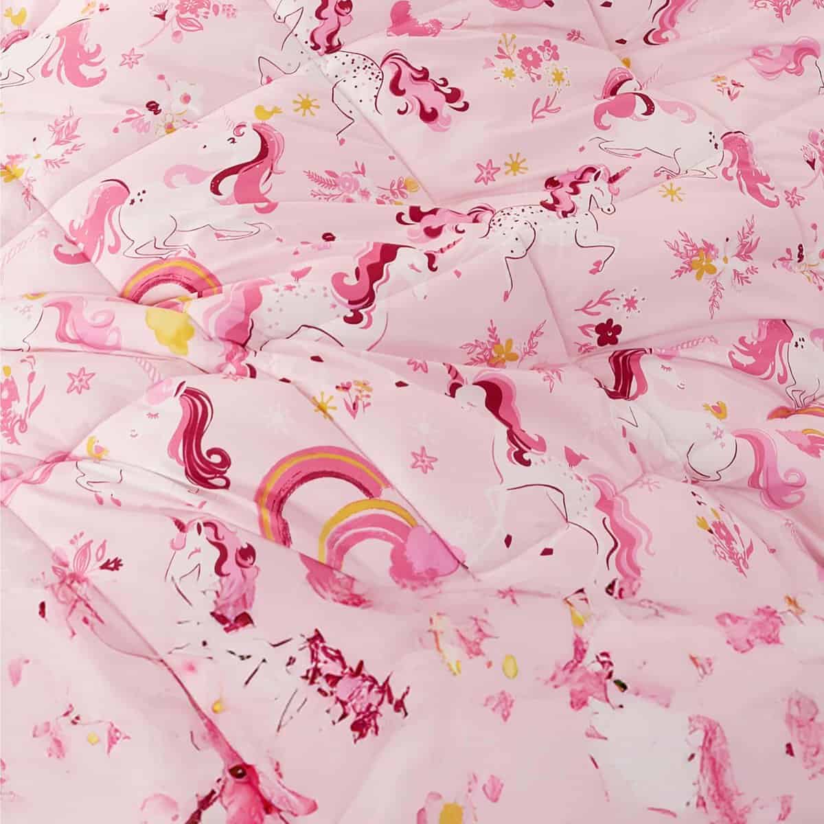 PPOLCA Juegos de Colchas Gemelas de Unicornio para Niños, 2 - Imagen 5
