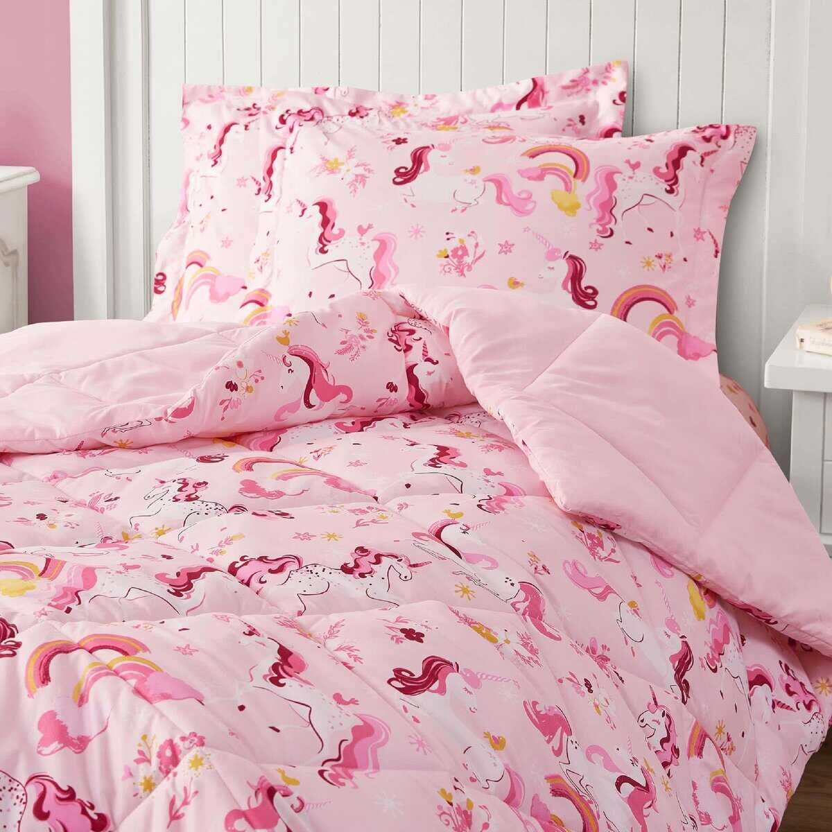PPOLCA Juegos de Colchas Gemelas de Unicornio para Niños, 2 - Imagen 6