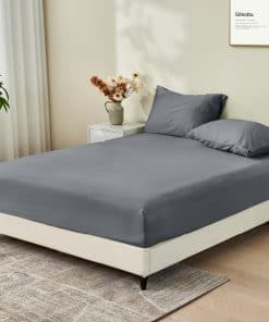 Juego de Sábana Ajustable de Bambú Rayón GOKOTTA con Funda