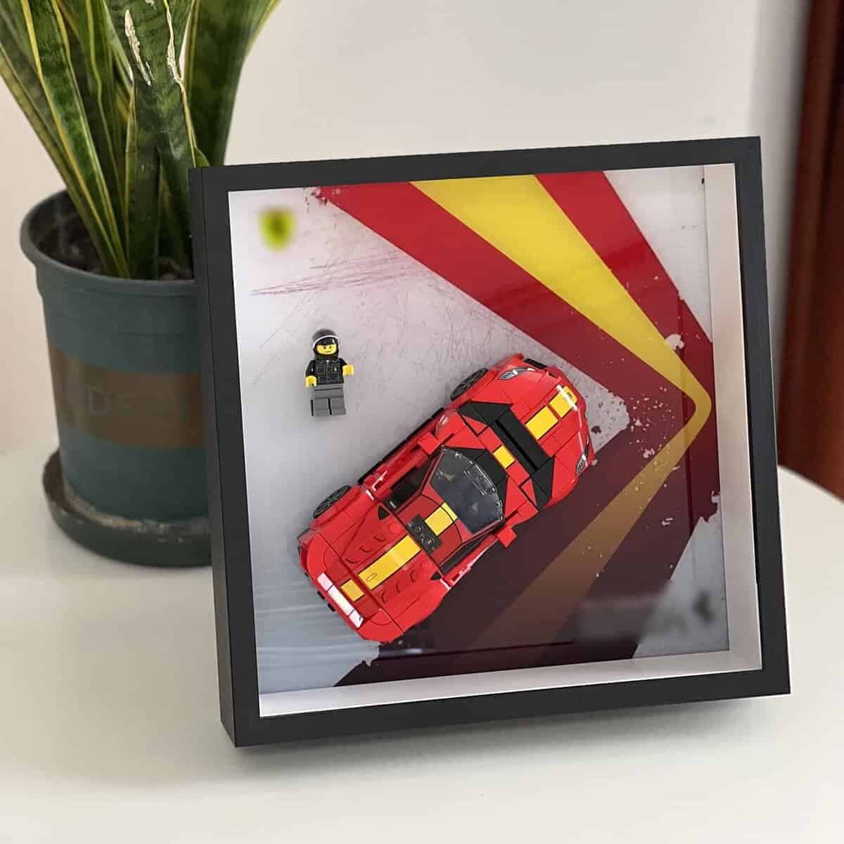 Tablero de exhibición iLuane para el auto de juguete Lego