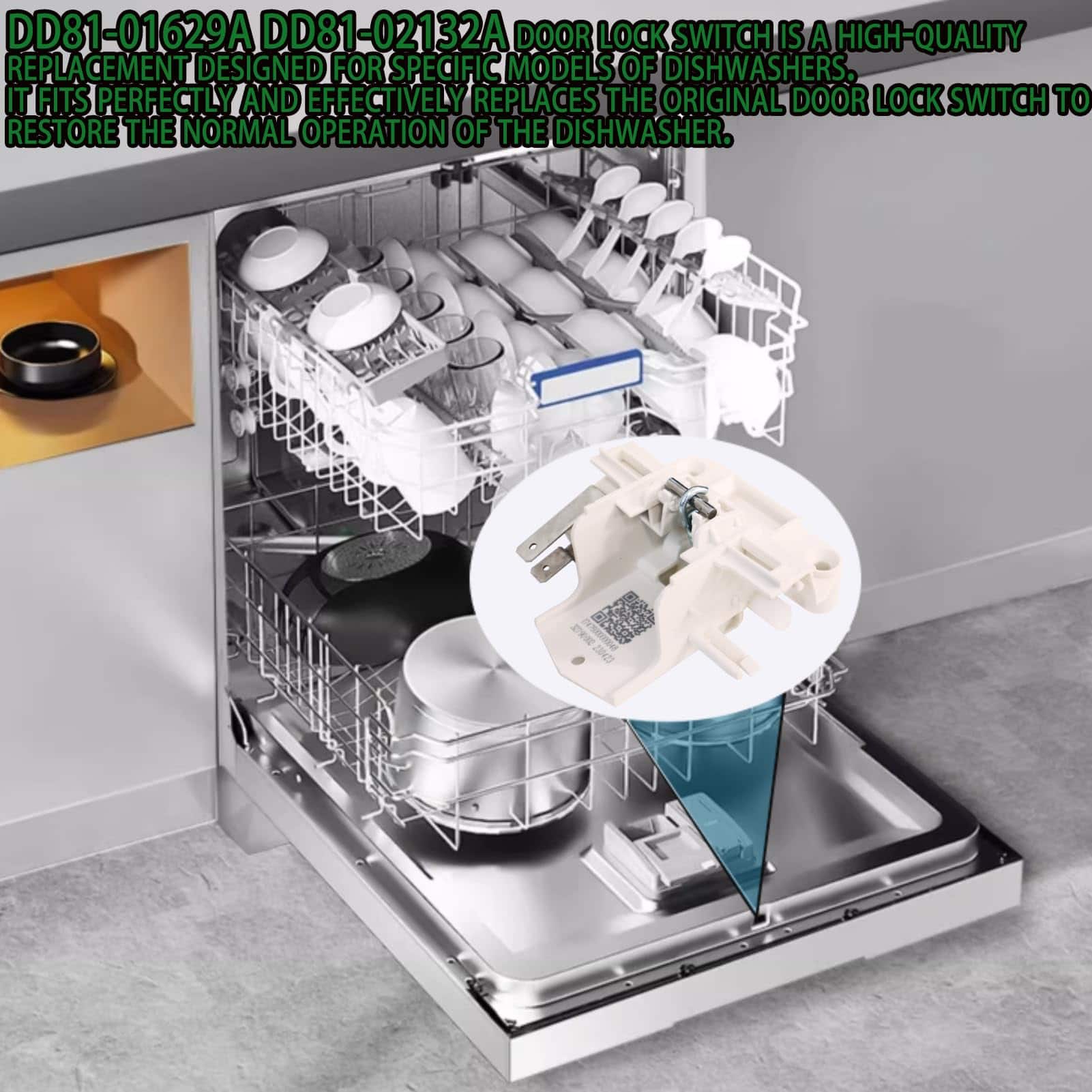 OEM DD81-01629A DD81-02132A Reemplazar la Traba de Puerta - Imagen 5