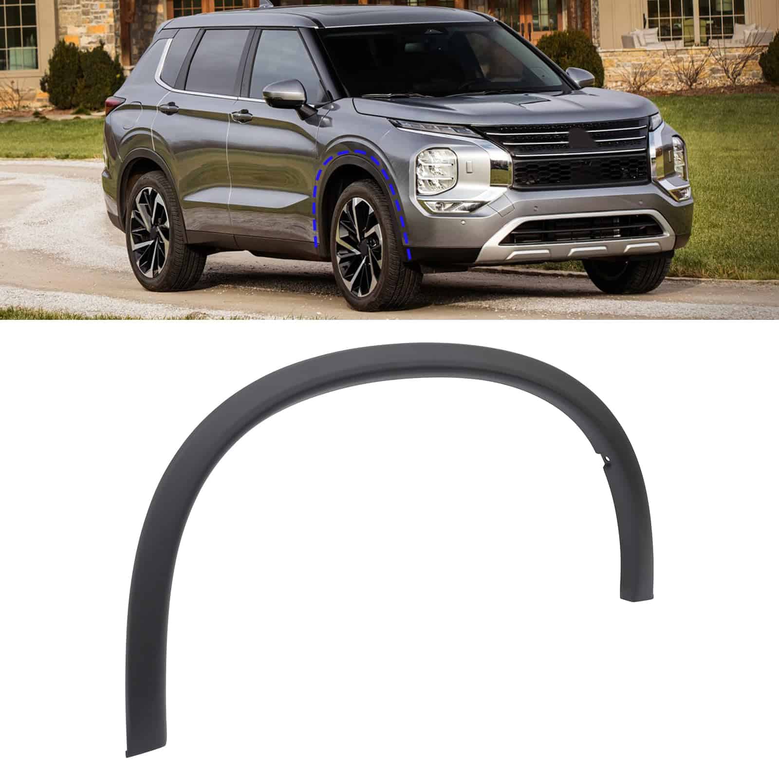 Yeeta Moldura de Guardabarros para Mitsubishi Outlander
