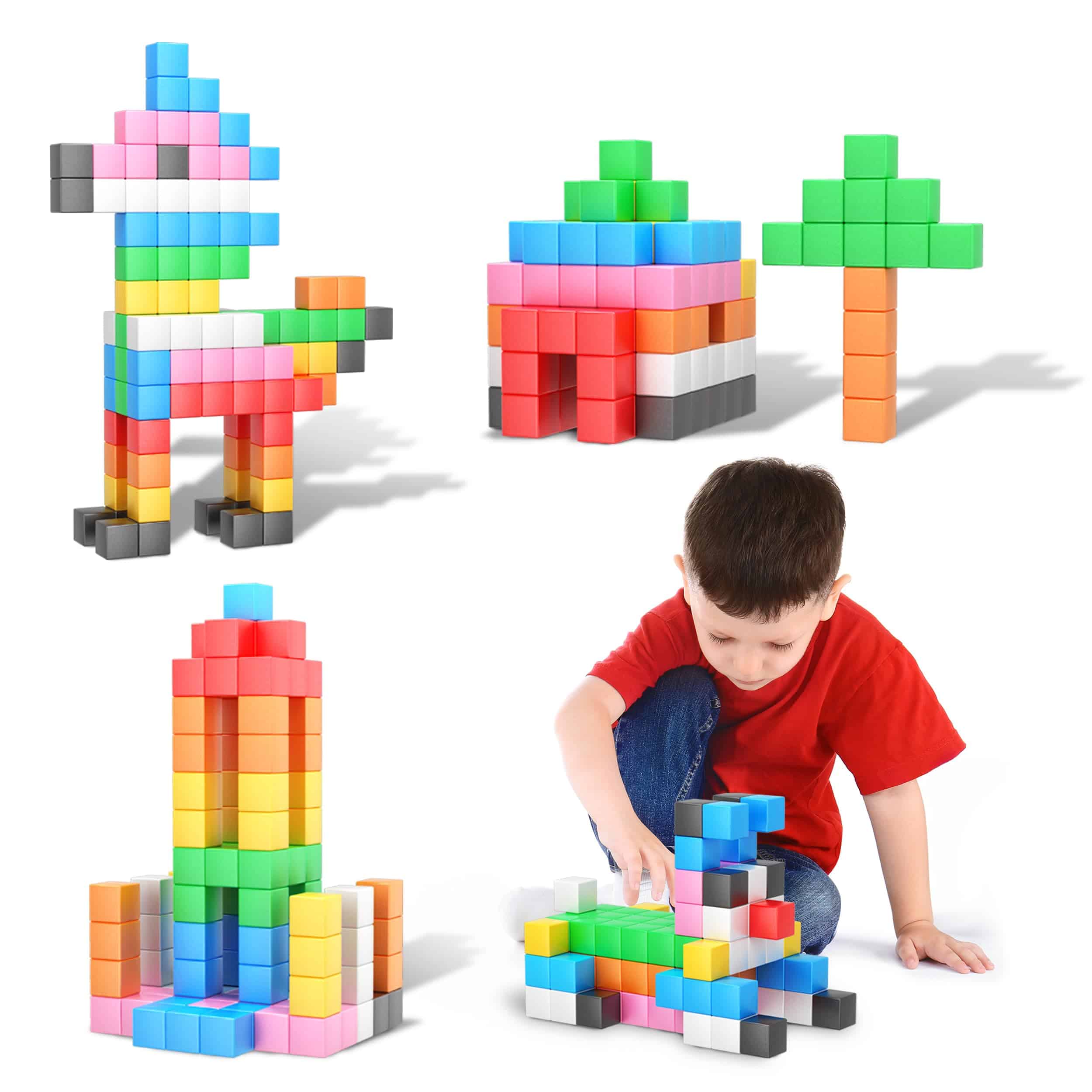 Bloques de Construcción de Cubo de Imanes PicassoTiles 108