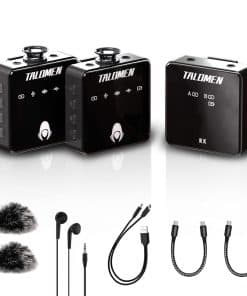 Micrófono inalámbrico de solapa Talomen Liquid ONE,