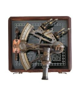 Sextante de Latón Vintage Estilo Astrolabio con Patina