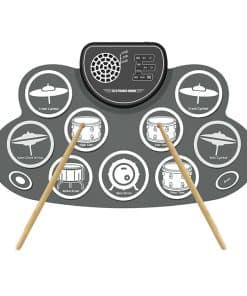 Set de Batería Eléctrica 9 pcs para Niños - Práctica de