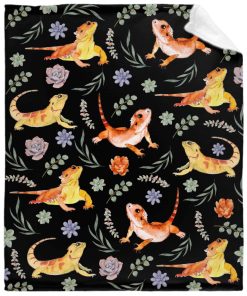 Manta de Reptiles Dragón Barbudo Regalo para Niño Niña