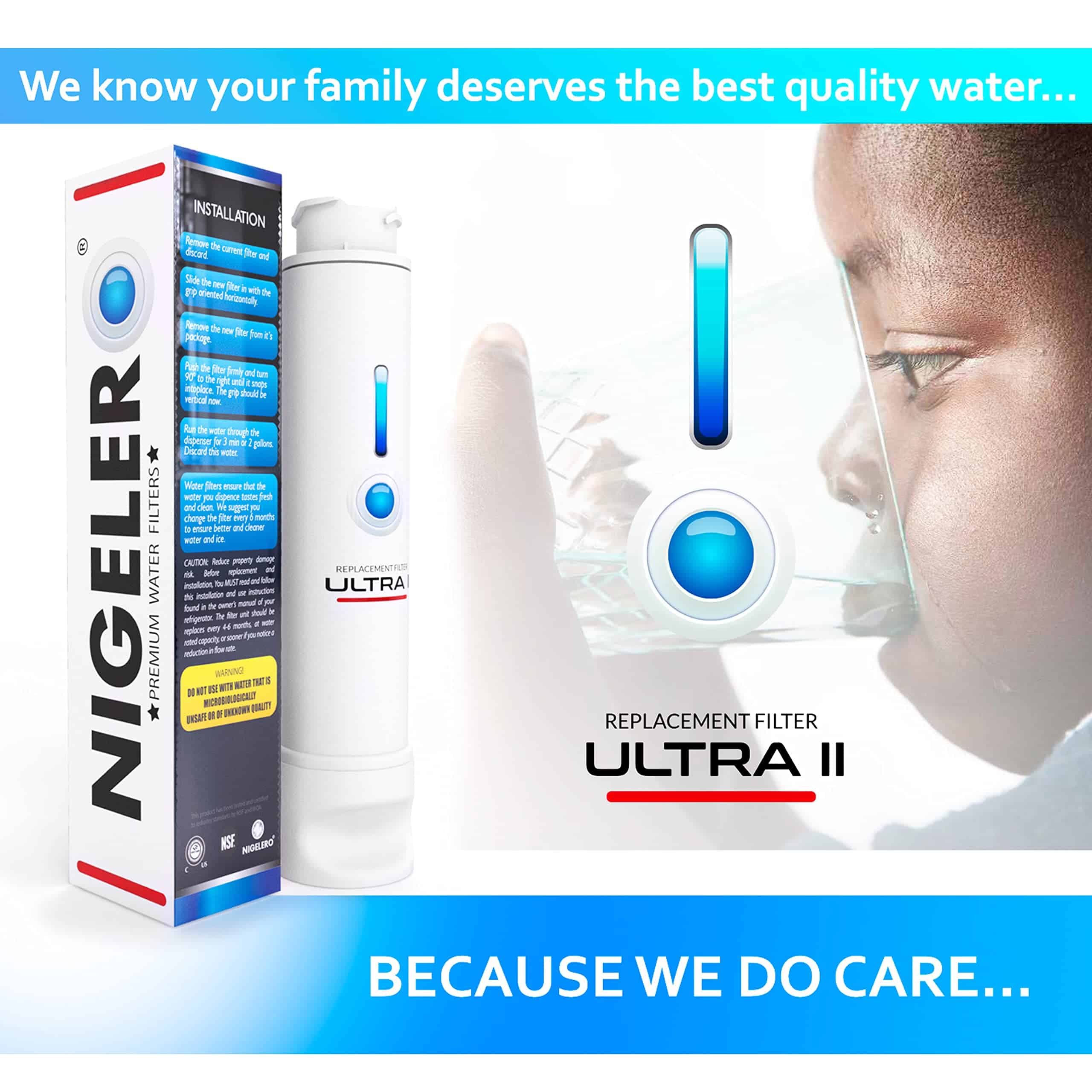 Filtro de Agua NIGELERO Ultra II Compatible con EPTWFUO1 - Imagen 6