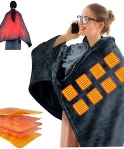 Manta Eléctrica Cálida, 35 * 60'' Ultra Suave y Acogedora