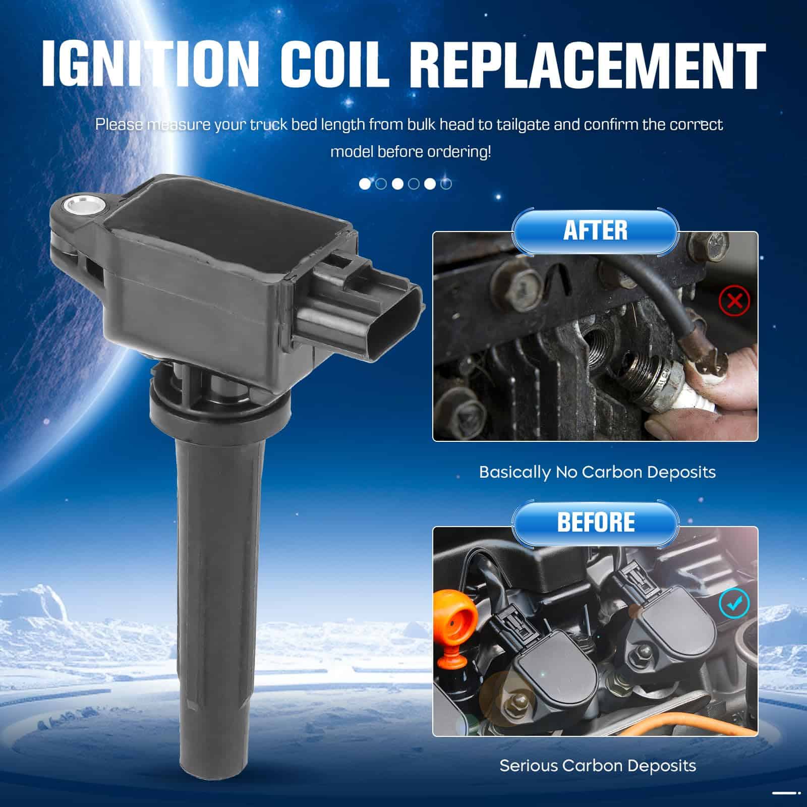 Conjunto de 4 Bobinas de Encendido Compatible con Mazda 3 6 - Imagen 6