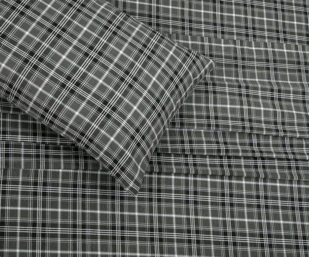 Juego de sábanas de franela 100% algodón de 3 piezas Bliss - Imagen 9