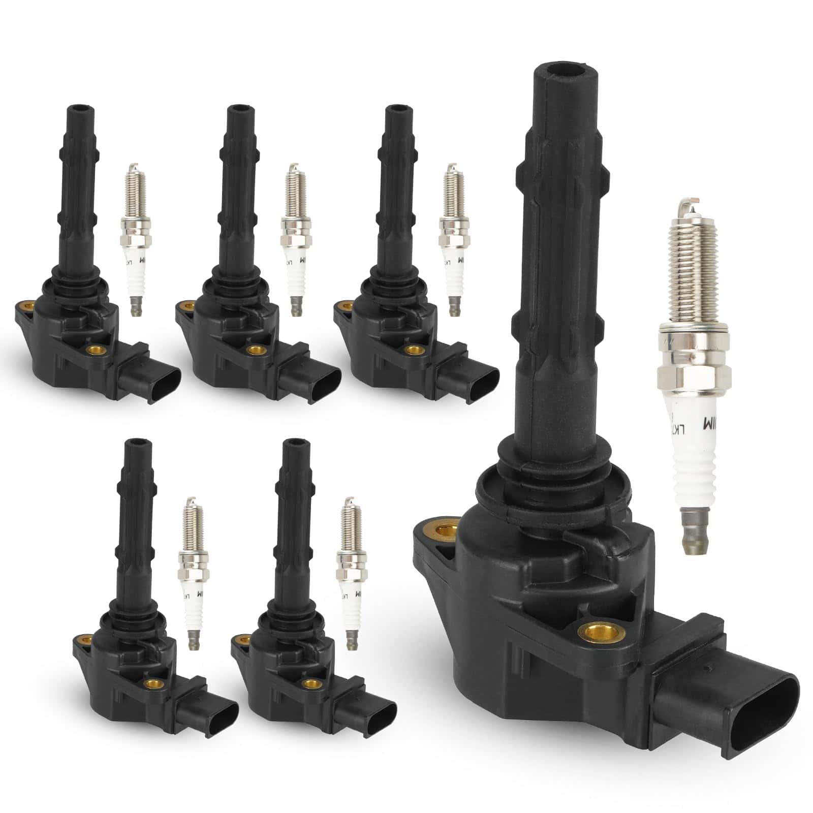 Conjunto de 6 bobinas de encendido y 6 bujías de iridio