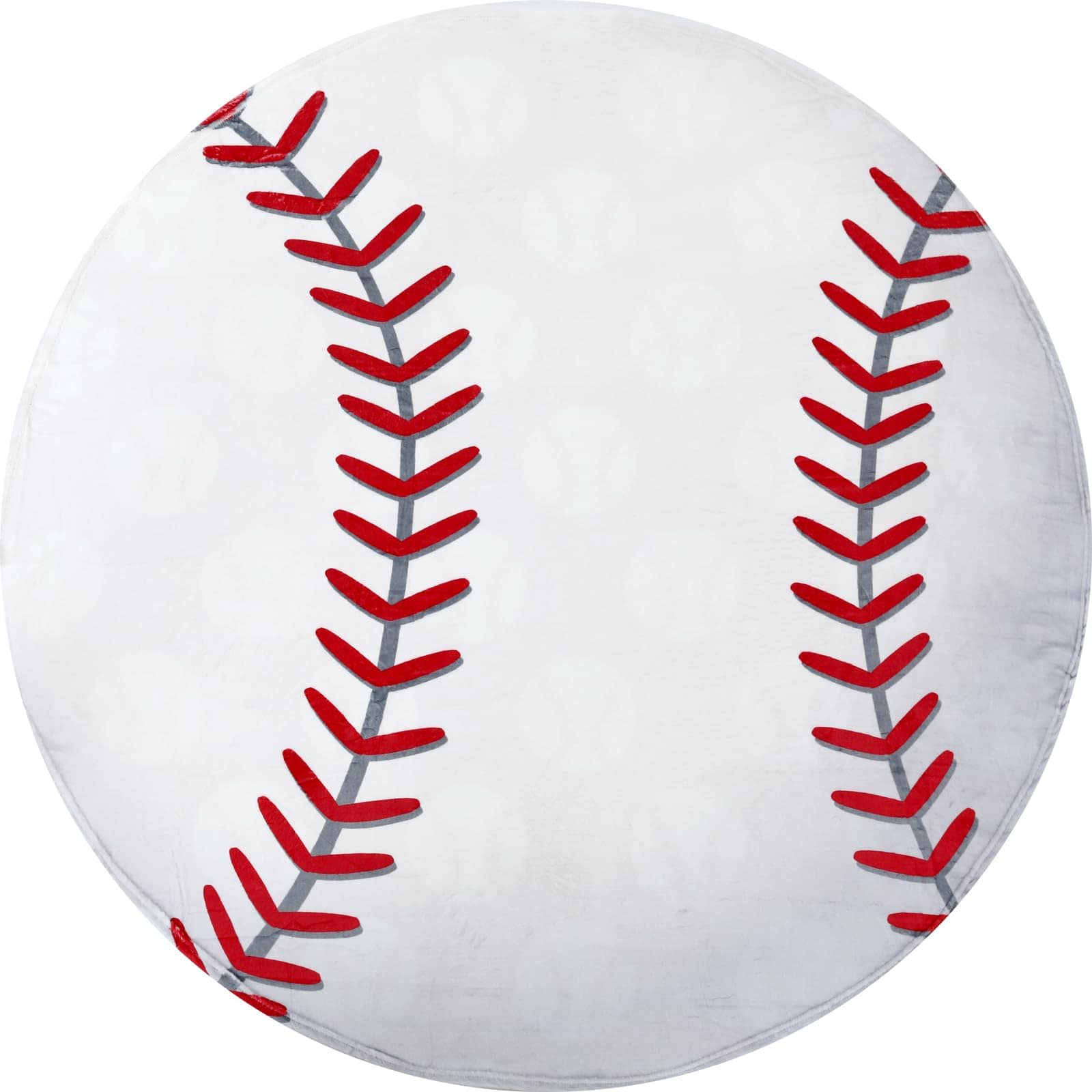 Manta de béisbol redonda de doble cara con estampado, - Imagen 3