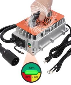 Cargador de batería para carrito de golf de 48V 18A para