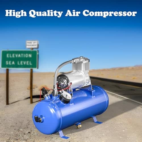 Compresor de Aire de 150PSI 12V con Tanque 1.59 Galones, - Imagen 8