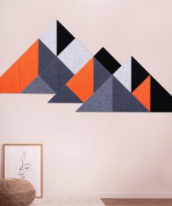 Paneles Acústicos Triangulares Autoadhesivos Tutmyrea 26